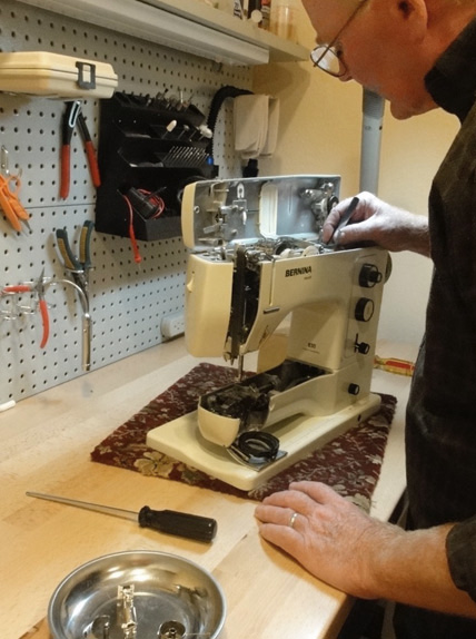 Jim at work